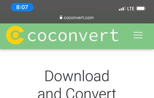 Coconvert screenshot 1