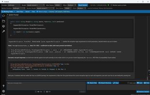 Makes the change, writes the test and runs your suite — the result is on screen before you review.