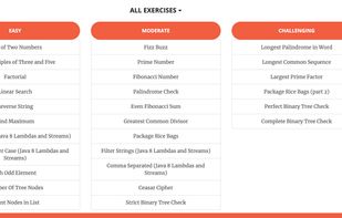 Code Exercises screenshot 1