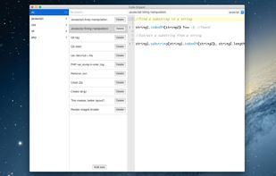Code Snippet screenshot 1