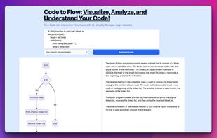 Code to Flow screenshot 1
