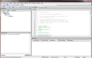 Code::Blocks screenshot 1