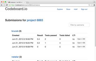 codeboard.io screenshot 1