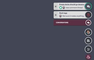We aim for notifications that don't suck. Either you act on them, you keep them, or you dismiss them.