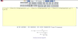 Codecogs screenshot 1
