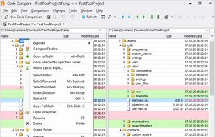 Code Compare screenshot 1