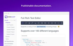 Publishable documentations