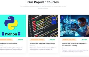 A view of some of our courses