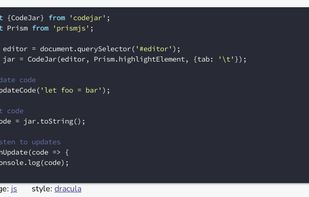 CodeJar screenshot 1