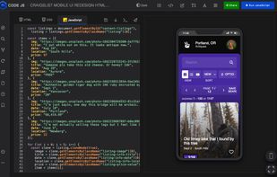 CodeJS screenshot 1