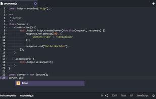 CodeTasty IDE screenshot 1