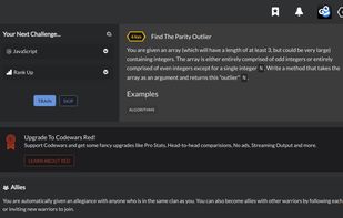 Codewars screenshot 1