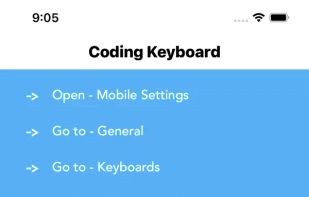 Coding Keyboard screenshot 1