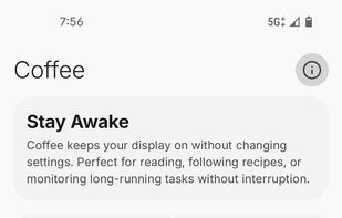 Coffee (by OpenAppsLabs) screenshot 1