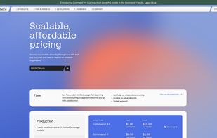 Pricing page