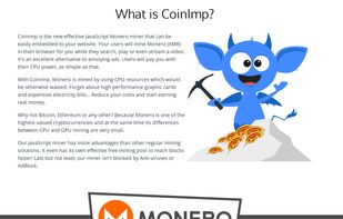 CoinImp screenshot 1