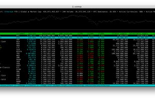 Cointop screenshot 1