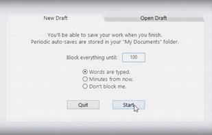 Cold Turkey Writer screenshot 3