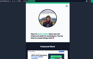 Previewing a website on a tablet with Collab Spot