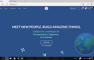 The main site interface.