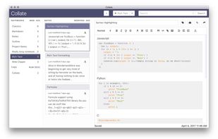 Collate screenshot 1