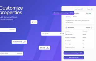 Customize the data you want to know about the customer