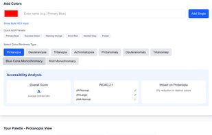 Check Color Palette for Color Blindness