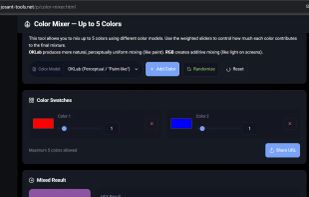 Color Mixer Application