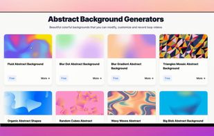 Abstract background generators