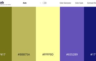 The color palette generator