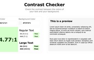 Color Contrast Checker