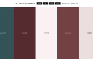 26 Colors Palette Generator screenshot 1