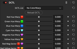 ColorWarp DCTL Tool
