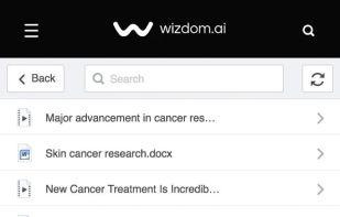 wizdom.ai screenshot 2