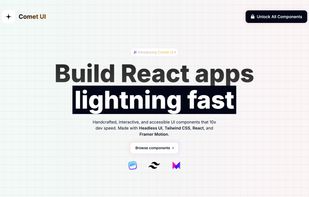 Comet UI screenshot 1