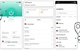 CometVPN screenshot 1