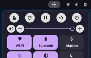 Apps & Files submenu: Files, Settings, Extensions, Tweaks, terminal, Empty Trash and Clear Recent Files