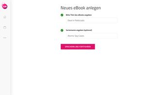 Adding a new eBook for conversion