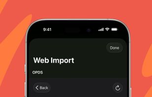 Importing comics from an OPDS catalog or media server.