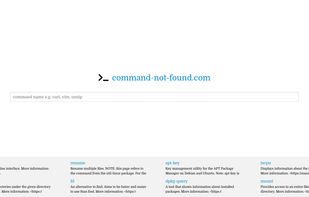 command-not-found.com screenshot 1