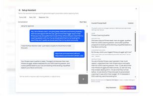 AI setup assistant