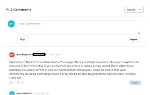 CommentMax screenshot 1