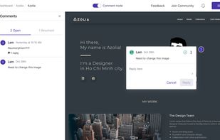 Project interface and feedbacks