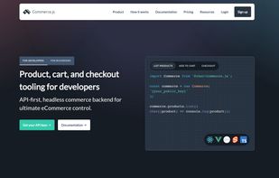 Commerce.js screenshot 1