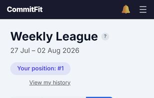 Compete in weekly leagues with promotions and relegations