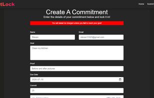 CommitLock screenshot 1