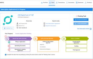Investor's Subscription Tracker