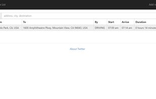 Commute List screenshot 1