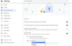 Comodo Dragon Internet Browser screenshot 1