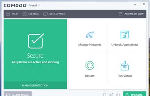Main window in basic view